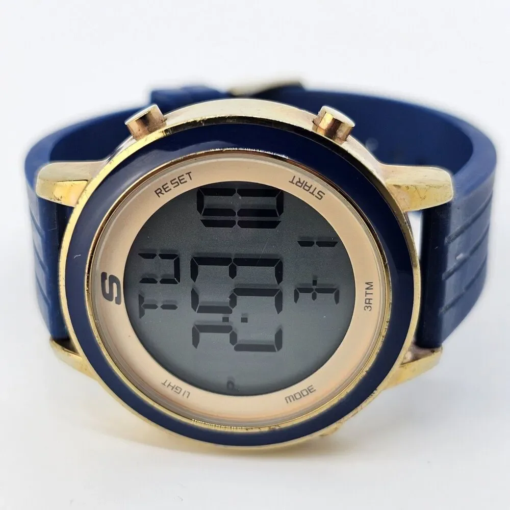 Sketchers Unisex Watch 40MM Rose Gold Blue‎ Gray Case Blue Plastic Bands